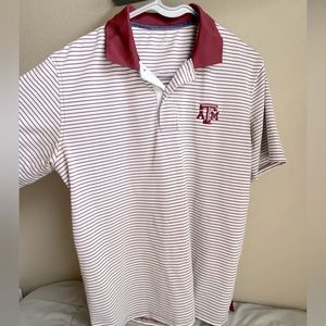 A&M southern tide Men’s Medium striped polo
